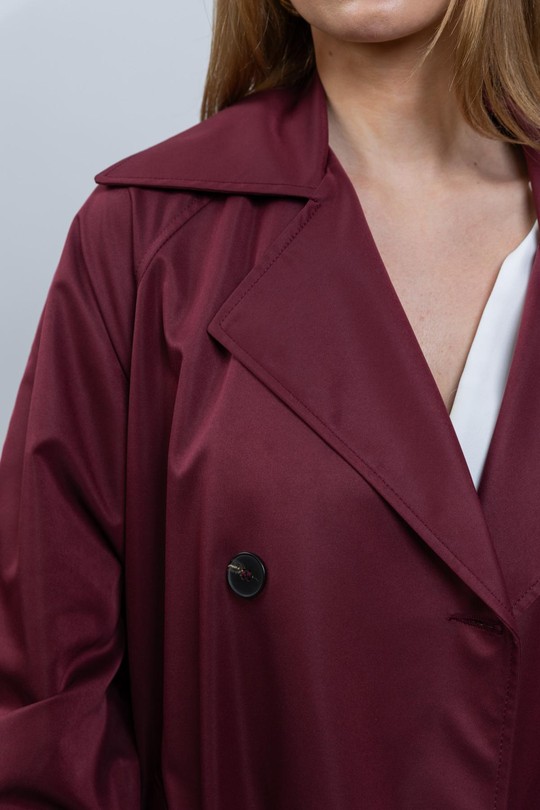 Trenchs Femme Bleu Kzell 3526 Efashion Paris