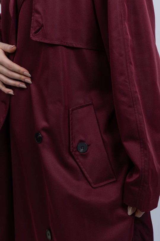 Trenchs Femme Bleu Kzell 3526 Efashion Paris