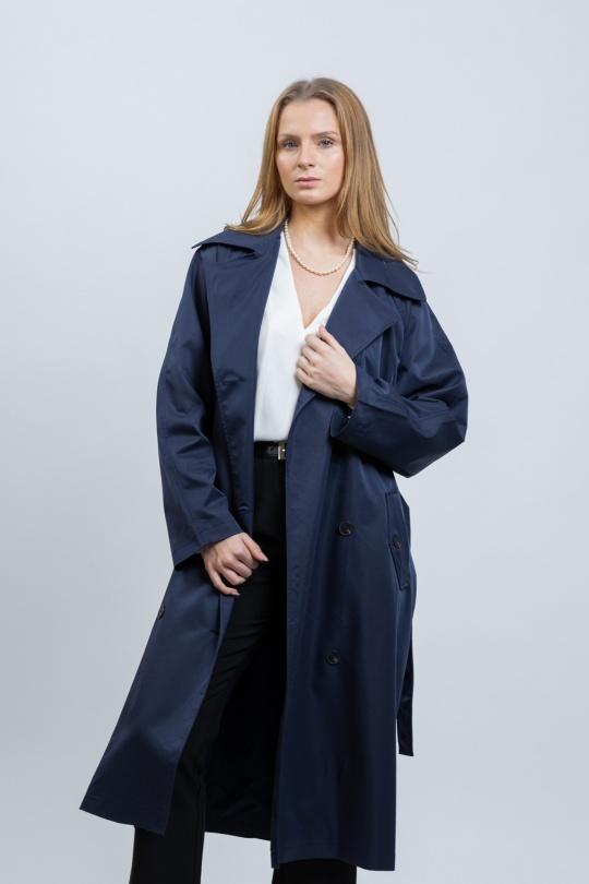 Trenchs Femme Bleu Kzell 3526 Efashion Paris