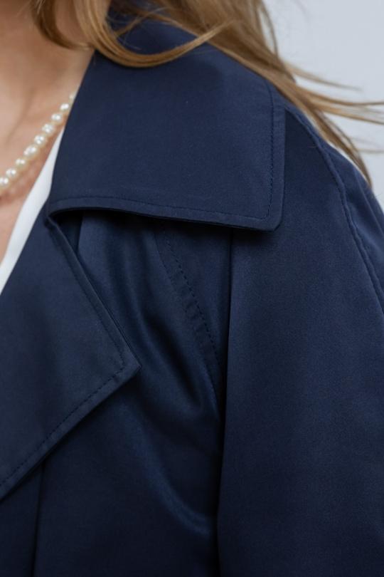 Trenchs Femme Bleu Kzell 3526 Efashion Paris