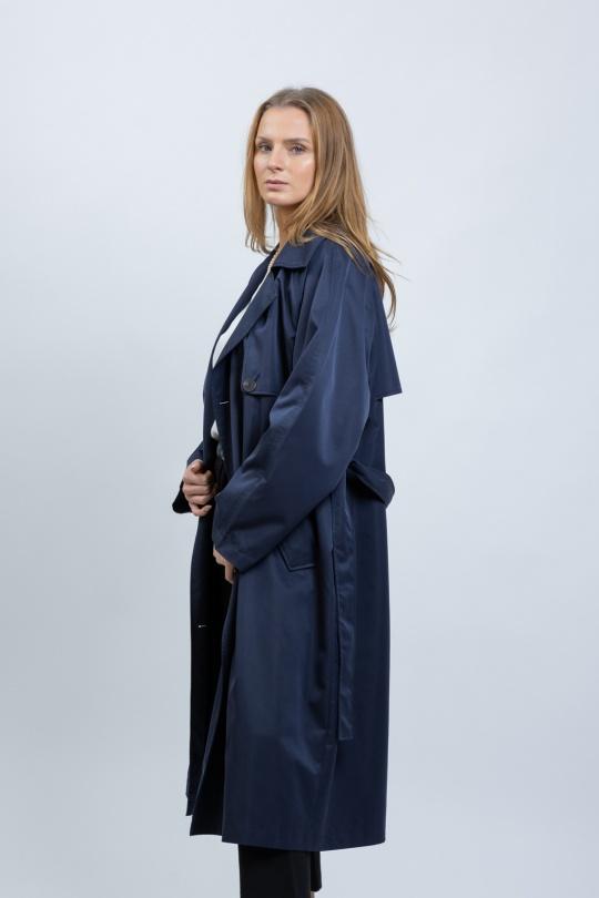 Trenchs Femme Bleu Kzell 3526 Efashion Paris