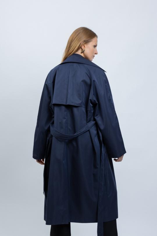 Trenchs Femme Bleu Kzell 3526 Efashion Paris