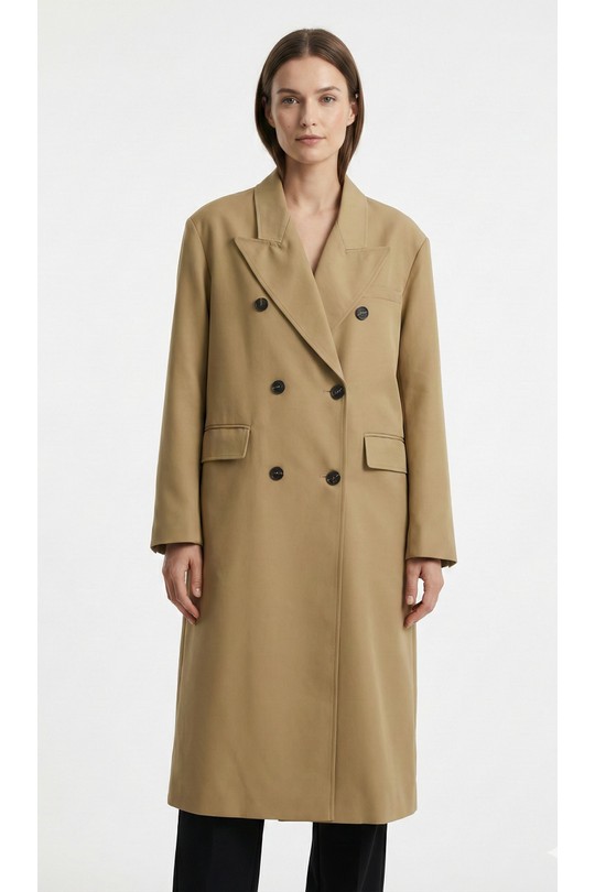 Manteaux Femme Beige Kzell 3530 Efashion Paris