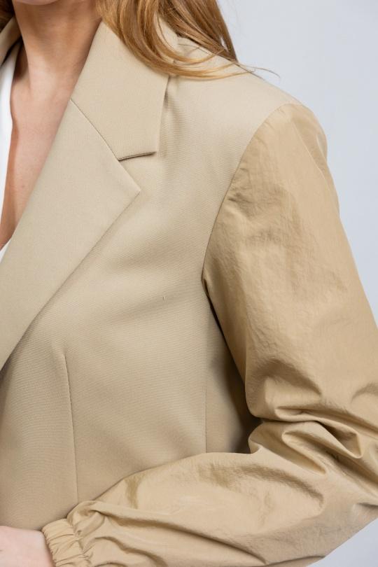 Vestes  Femme Beige Kzell 3507 Efashion Paris