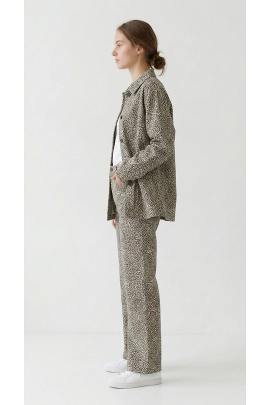 Pantalons Femme Leopard Kzell 3562 Efashion Paris