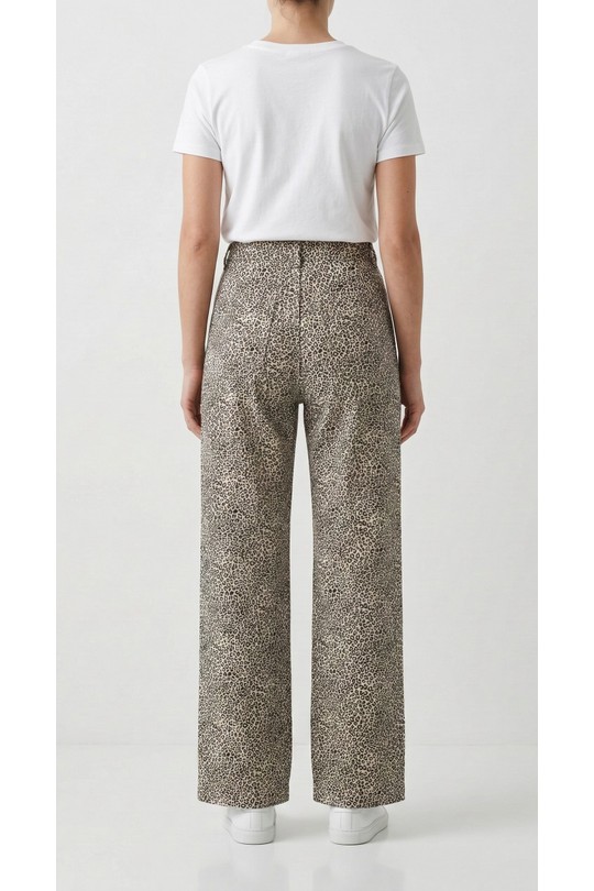 Pantalons Femme Leopard Kzell 3562 Efashion Paris