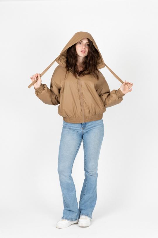 Parkas Femme Camel Kzell 8761 Efashion Paris