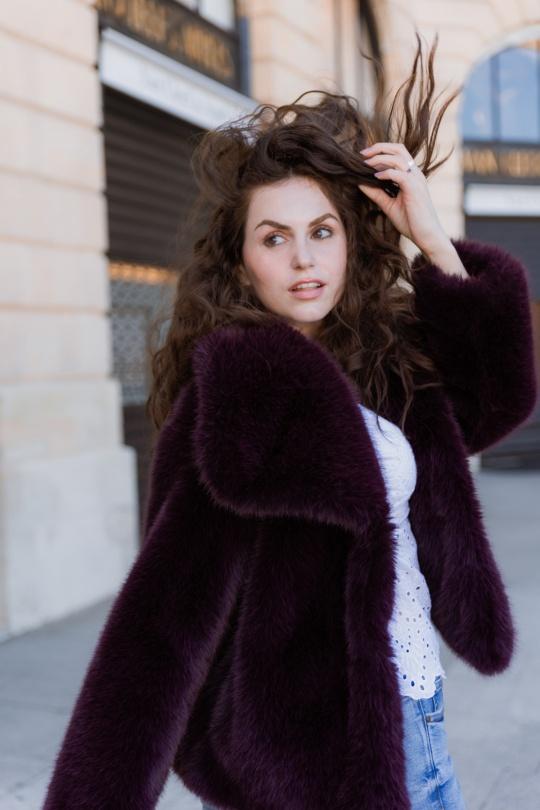 Cappotti Donna Eggplant Kzell 8783 Efashion Paris