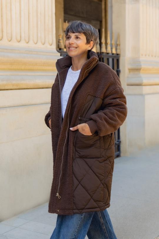 Coats Women Brown Kzell 8779 Efashion Paris