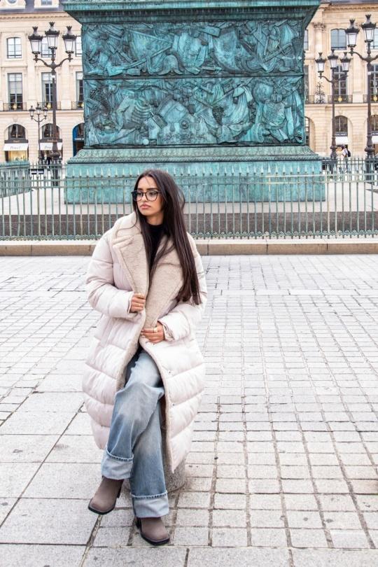 Doudounes Femme Blanc Kzell 8743 Efashion Paris