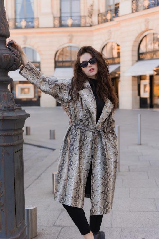 Trenchs Mujer Brown Kzell 8759 Efashion Paris