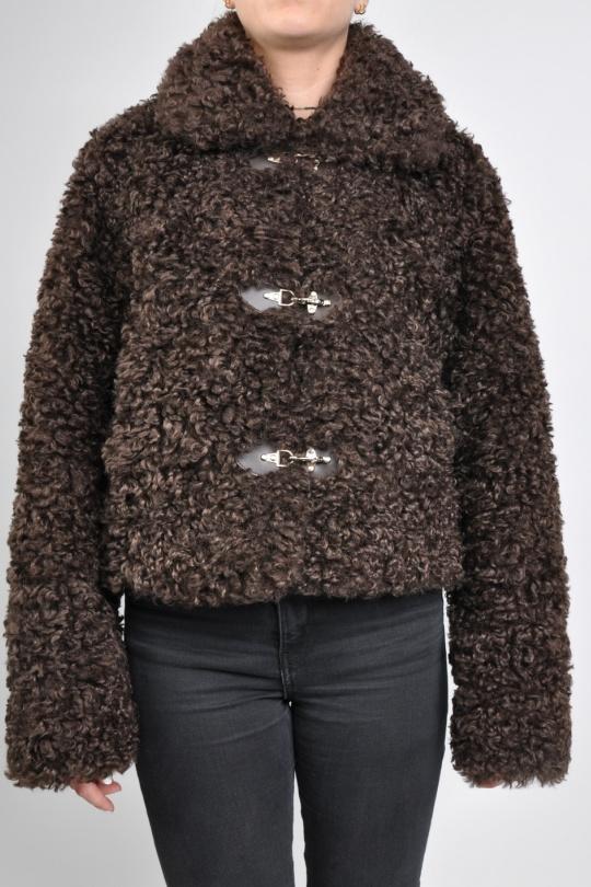 Vestes  Femme Chocolat Kzell 8819 Efashion Paris