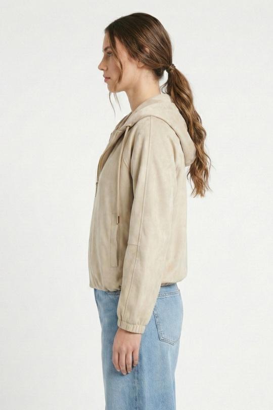 Vestes  Femme Beige Kzell 8823 Efashion Paris