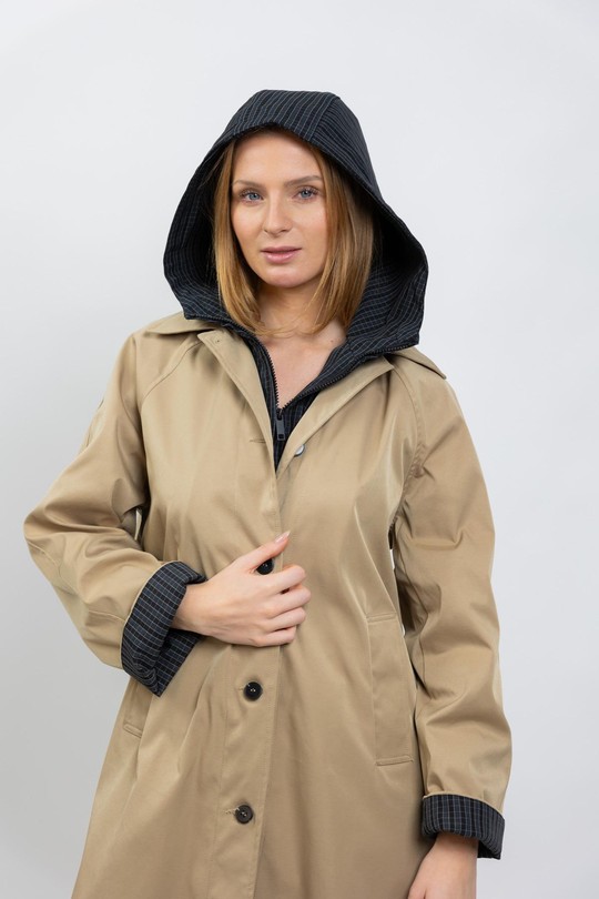 Trenchs Femme Beige Kzell 3603 Efashion Paris
