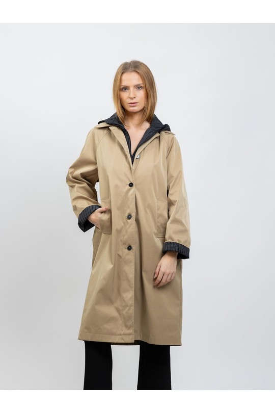 Trenchs Femme Beige Kzell 3603 Efashion Paris