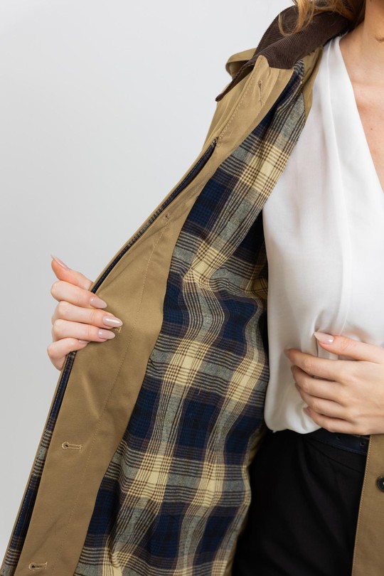 Parkas Femme Beige Kzell 3599 Efashion Paris