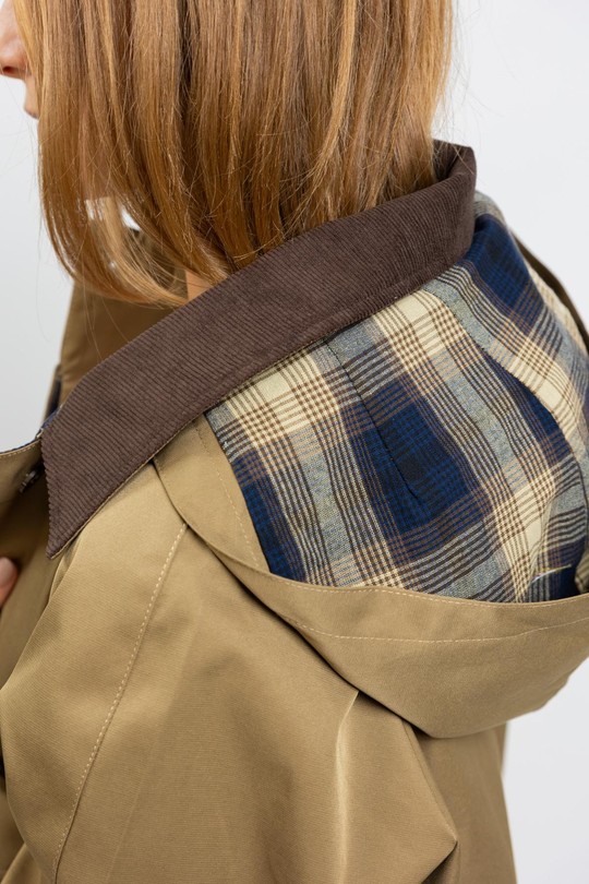 Parkas Femme Beige Kzell 3599 Efashion Paris