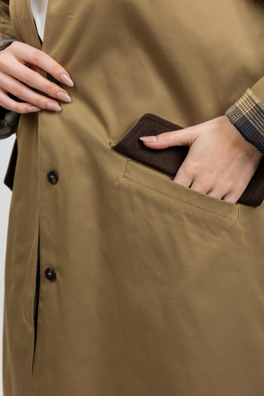 Parkas Femme Beige Kzell 3599 Efashion Paris