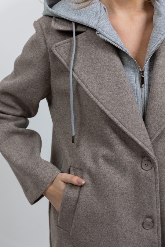 Manteaux Femme Vert Kzell 3616 Efashion Paris