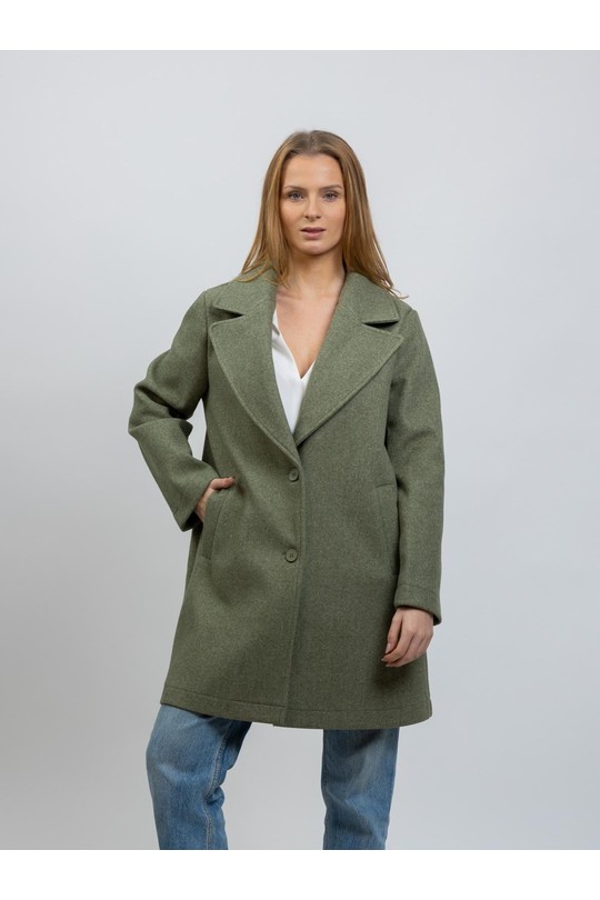 Manteaux Femme Vert Kzell 3616 Efashion Paris