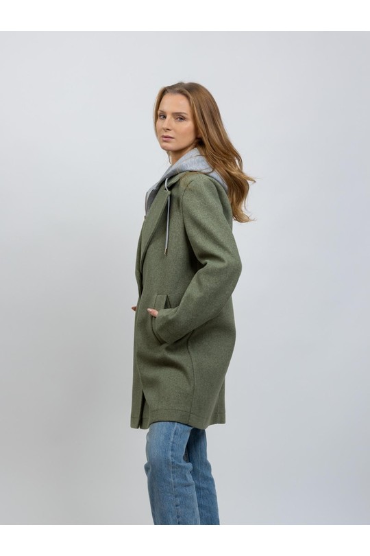 Manteaux Femme Vert Kzell 3616 Efashion Paris