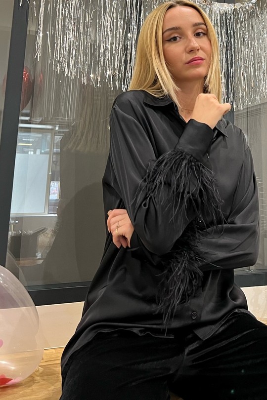 Chemises Femme Noir K-ZELL Paris 8656 Efashion Paris