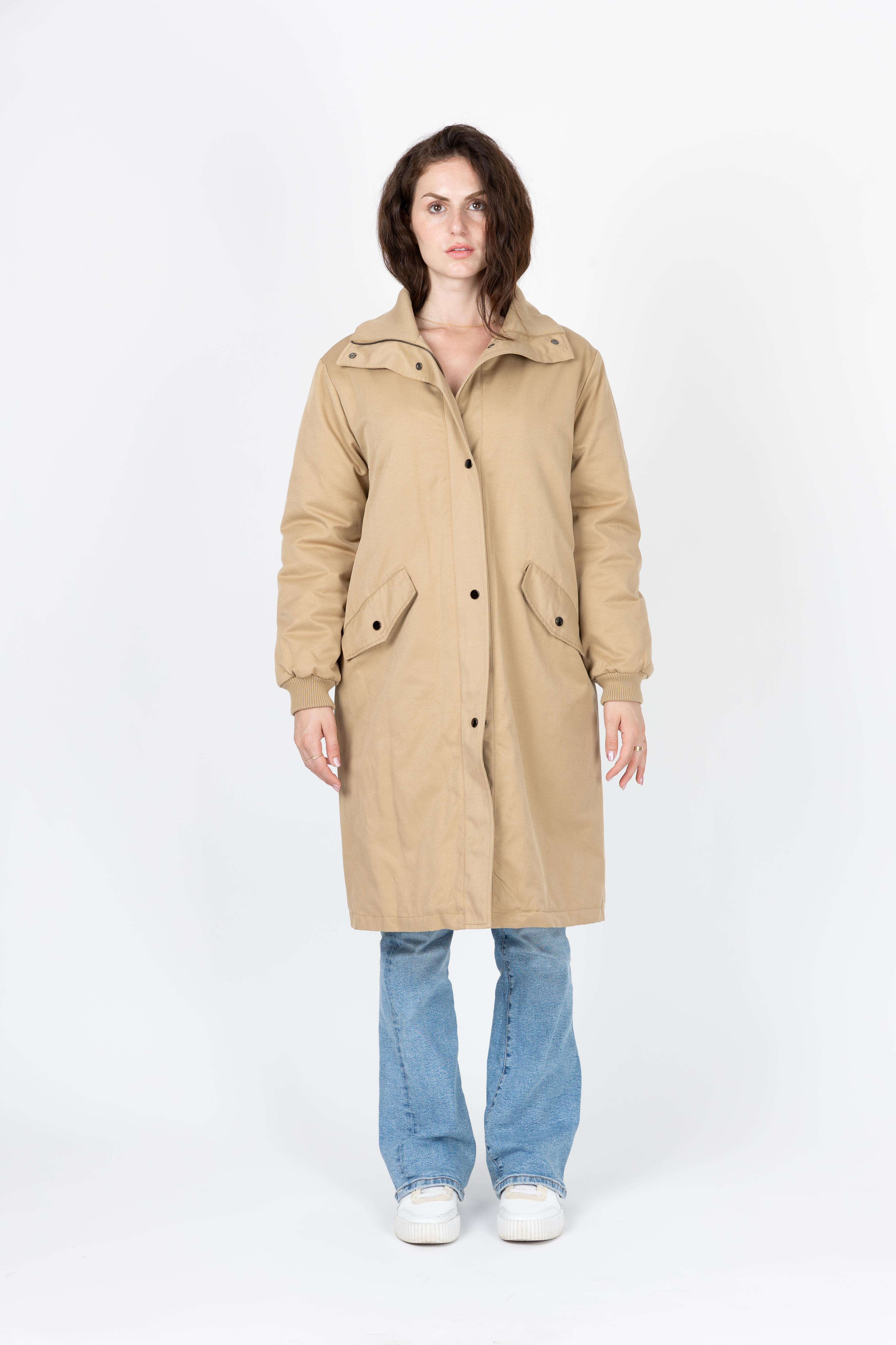 Parkas Women Beige Kzell 8757 #c Efashion Paris