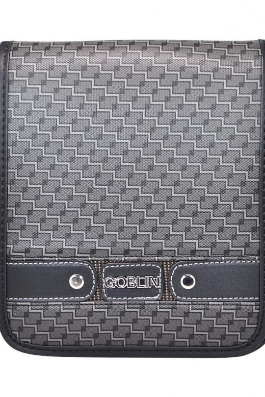 Bandoleras Marroquinería Grey GOBLIN SAC BANDOULIER SB4-2 GRIS Efashion Paris