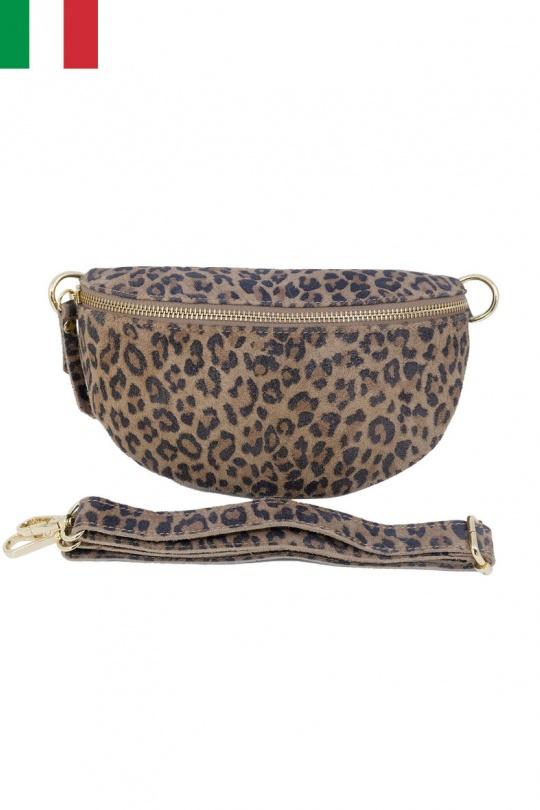 Sacs bananes Maroquinerie Taupe JCL IT2313-LEOPARD Efashion Paris