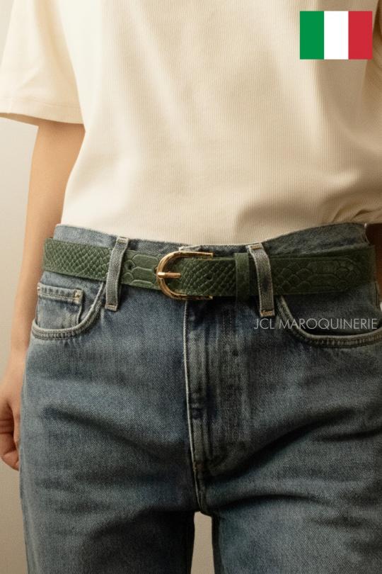 Ceintures Accessoires Vert foncé JCL IT30-30-LZ-VERT-FONCE Efashion Paris