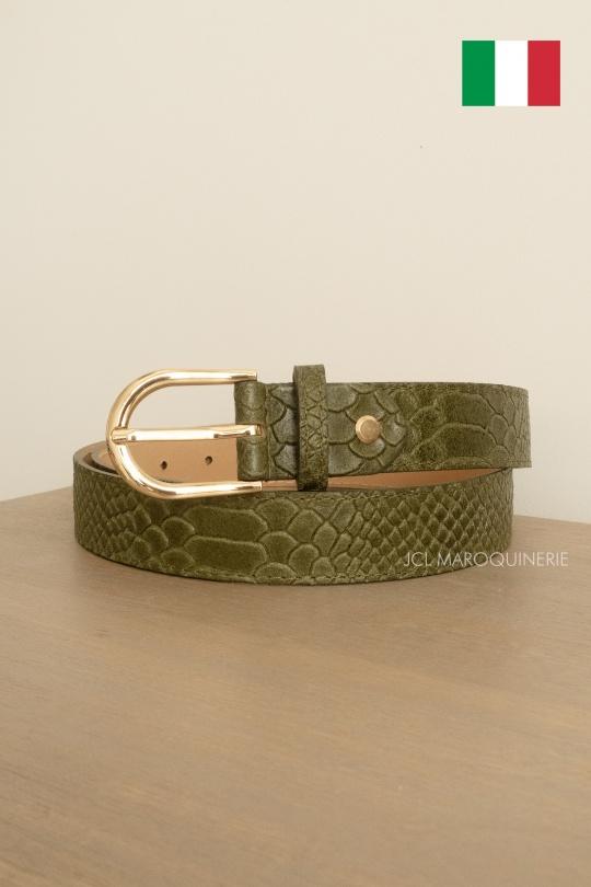 Ceintures Accessoires Kaki JCL IT30-30-LZ-KAKI Efashion Paris