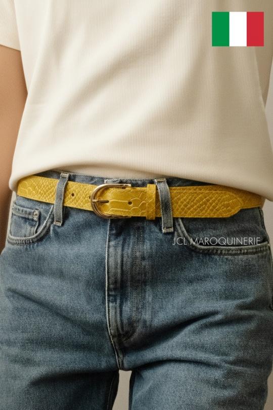 Ceintures Accessoires Moutarde JCL IT30-30-LZ-MOUTARDE Efashion Paris