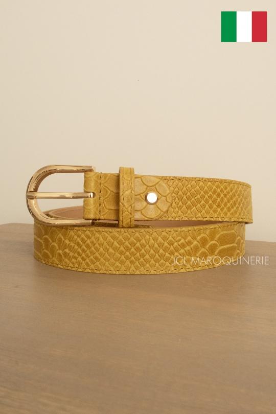 Ceintures Accessoires Moutarde JCL IT30-30-LZ-MOUTARDE Efashion Paris