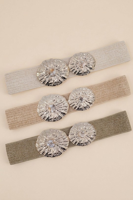 Ceintures Accessoires Ecru JCL CF23 Efashion Paris