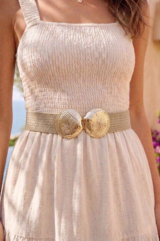 Ceintures Accessoires Ecru JCL CF20 Efashion Paris