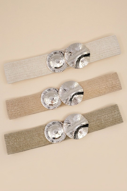 Ceintures Accessoires Taupe JCL CF22 Efashion Paris