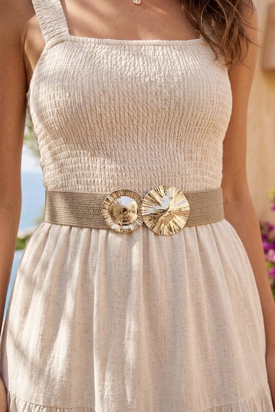 Ceintures Accessoires Taupe JCL CF22 Efashion Paris