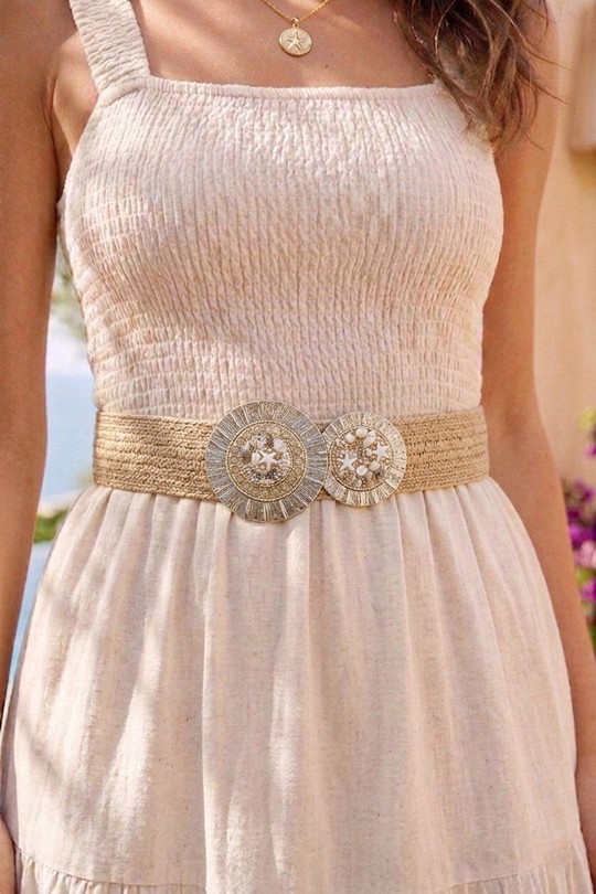 Ceintures Accessoires Beige JCL CF24 Efashion Paris