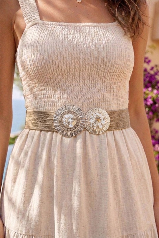 Ceintures Accessoires Beige JCL CF24 Efashion Paris