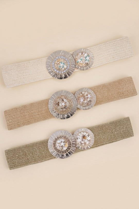 Ceintures Accessoires Beige JCL CF24 Efashion Paris