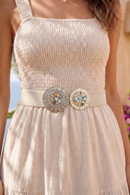 Ceintures Accessoires Beige JCL CF24 #c Efashion Paris