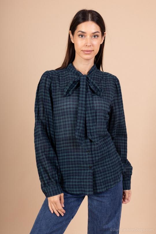 Chemises Femme Vert COLOR BLOCK 25219348 Efashion Paris