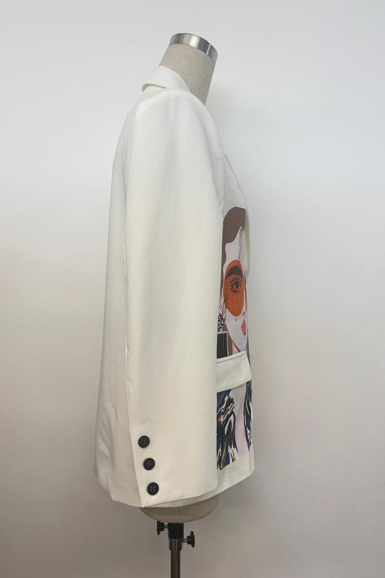 Jackets Women Beige AIKHA 5582 Efashion Paris