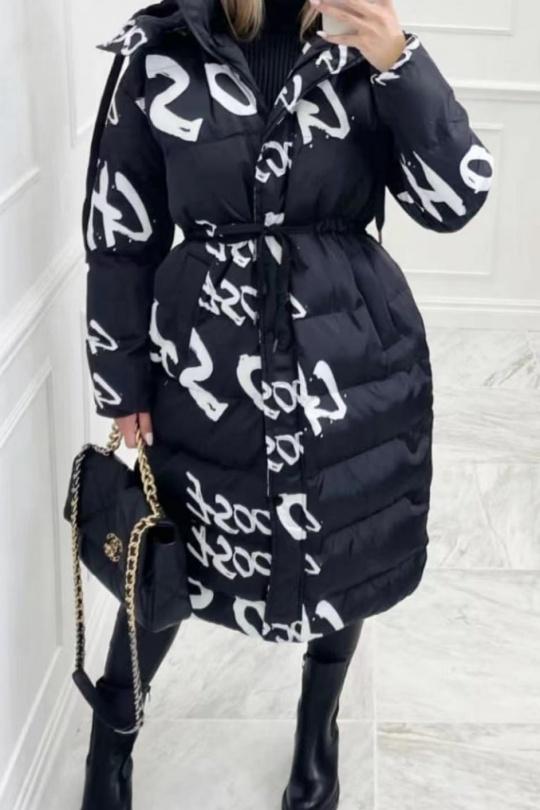 Doudounes Femme Noir AIKHA 08-5372 Efashion Paris