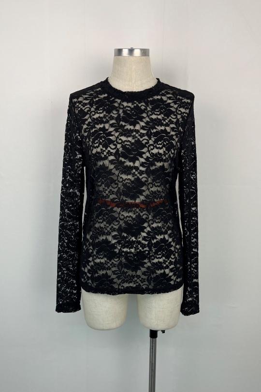 Tops Mujer Black AIKHA 05-3381 Efashion Paris