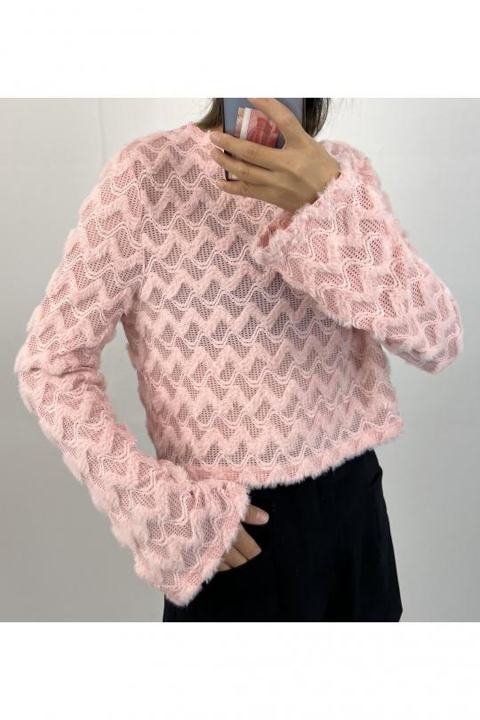 Top Donna Pink AIKHA 05-3546 Efashion Paris