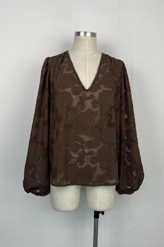 Tops Mujer Brown AIKHA 05-3586 Efashion Paris