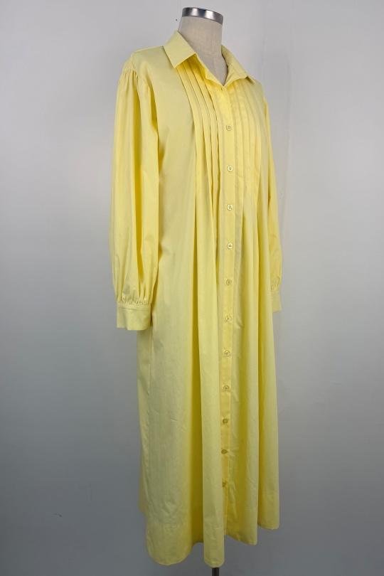 Robes longues Femme Jaune AIKHA 02-3645 Efashion Paris