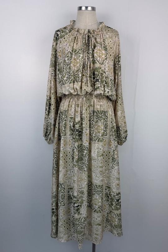 Robes longues Femme Rose AIKHA 02-3628 Efashion Paris