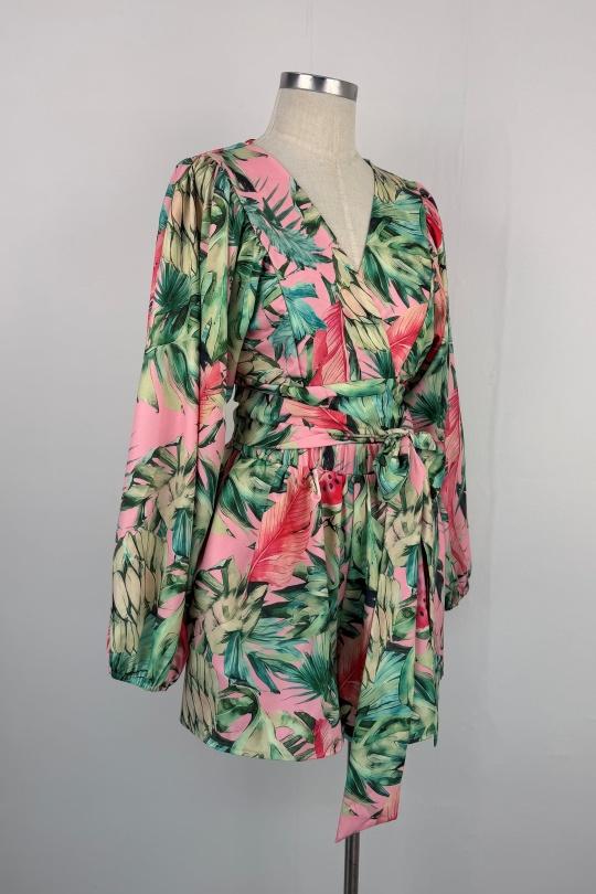 Combinaisons Femme Vert AIKHA 06-3657 Efashion Paris